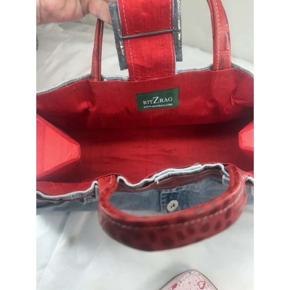 Rit Z Rag Clothing Company Jeans Handbag new